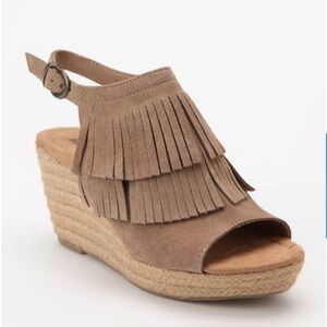 Minnetonka Ashley II Wedge Sandal size 10